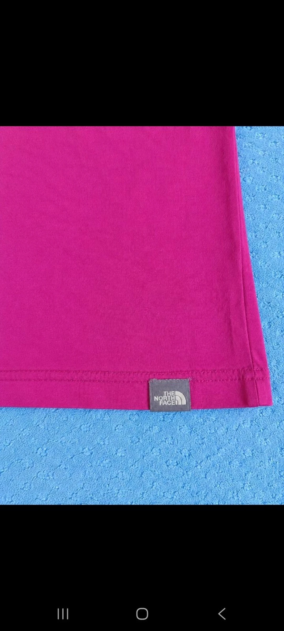 Camiseta The North Face Hombre Talla M Fucsia Logo Grande Original – photo 4
